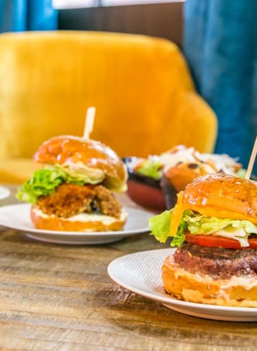 Burger cafe outlet