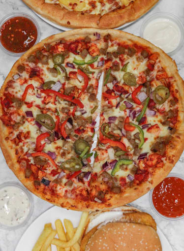Pizza corner just eat sale