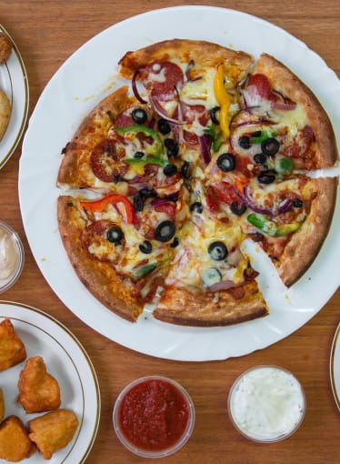 Caspian pizza just eat best sale