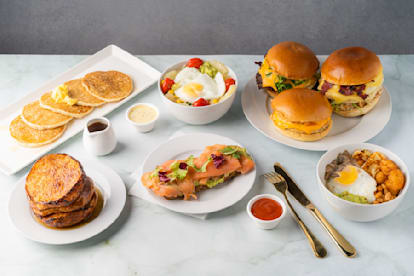 Just eat breakfast delivery store