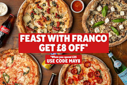 Franco manca just eat 2025
