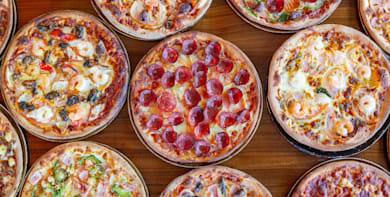 Pizza base just eat hot sale