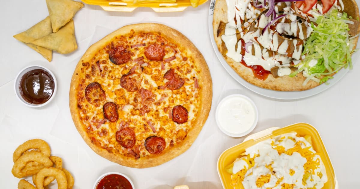 Solo pizza just eat clearance
