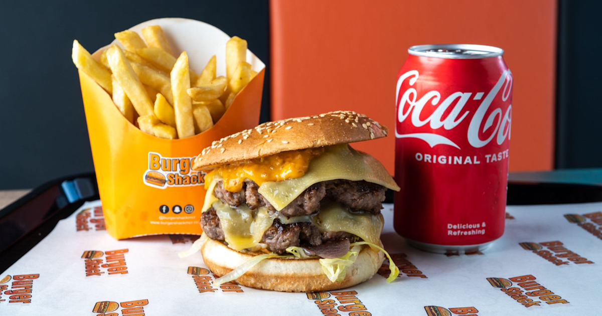 Burger shack just eat store