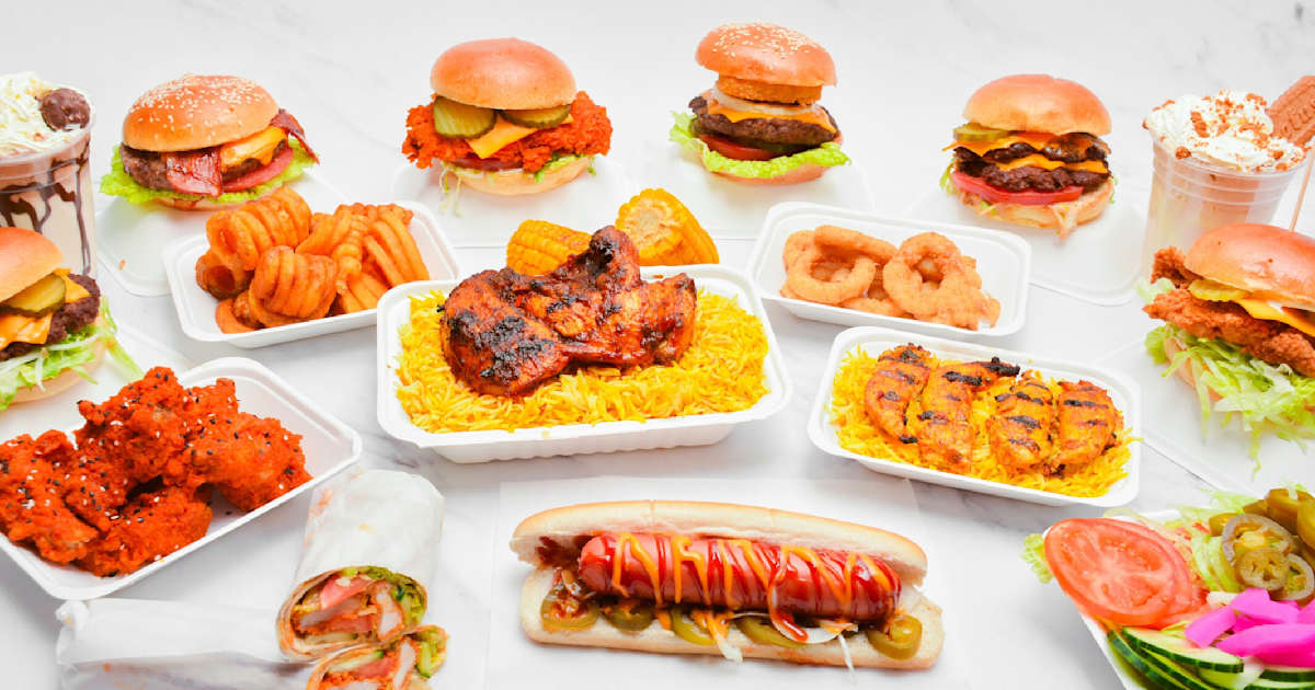 Burger town just eat store
