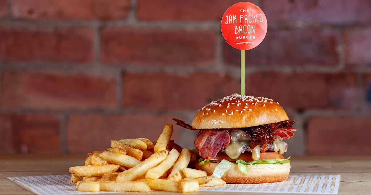 Jammed Burgers restaurant menu in Barnsley Order from Just Eat
