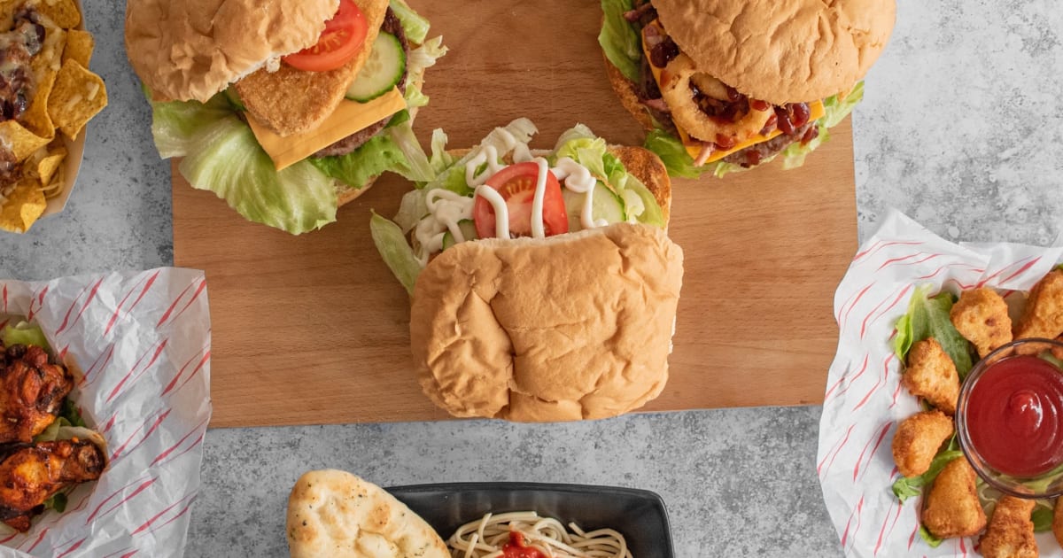Wow burger just eat hot sale