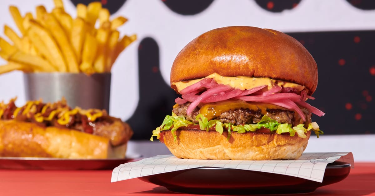 Just eat clearance mayhem burger