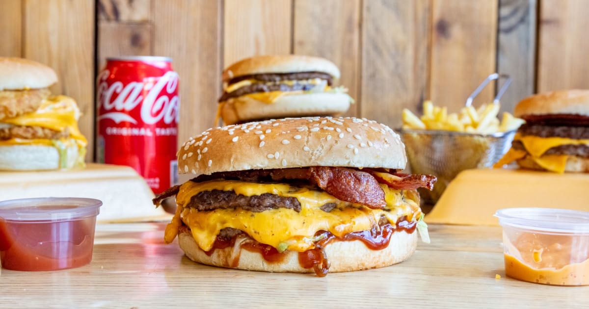 Just eat burger shack clearance