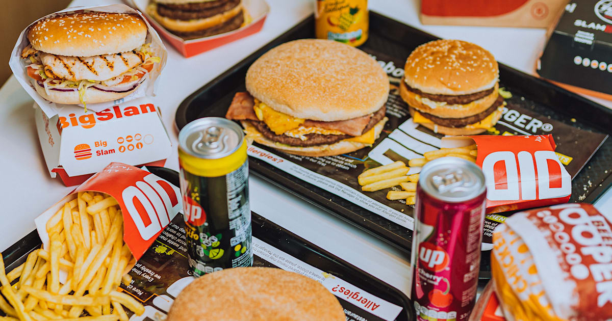 Slam burger just eat store