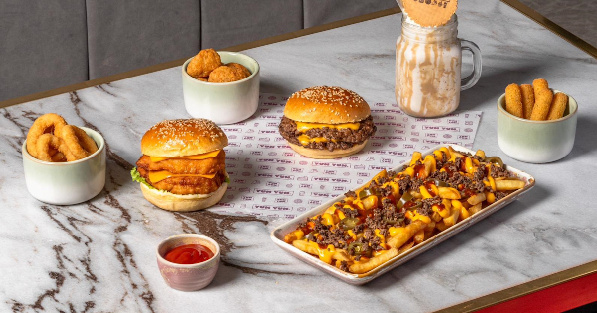 Yum Yum Burgers Middlesbrough restaurant menu in Middlesbrough