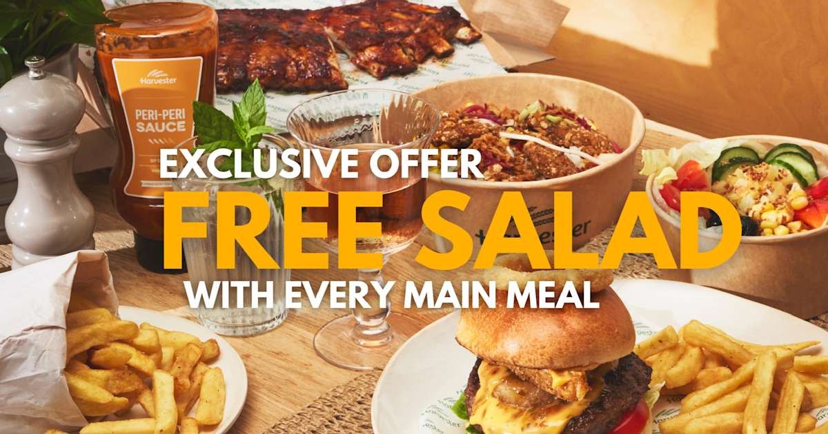 Harvester Sidcup Restaurant Menu In Sidcup Order From Just Eat