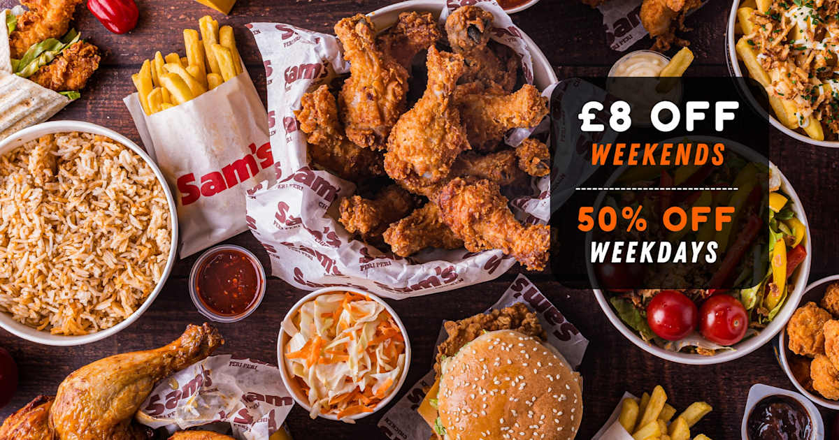 Sam's Chicken Wembley High Road restaurant menu in Wembley Order