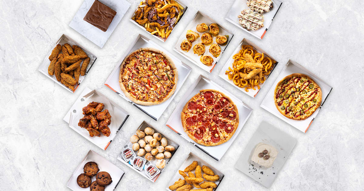 Pizza co just eat sales