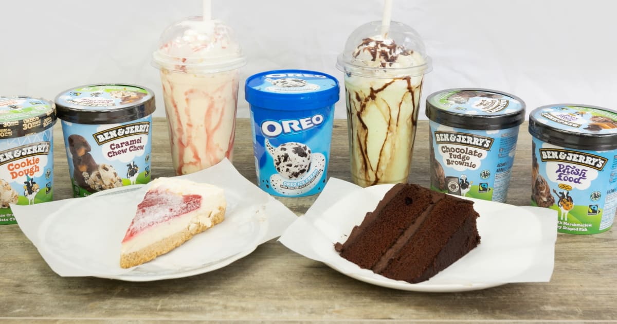 Just eat ben and top jerry's