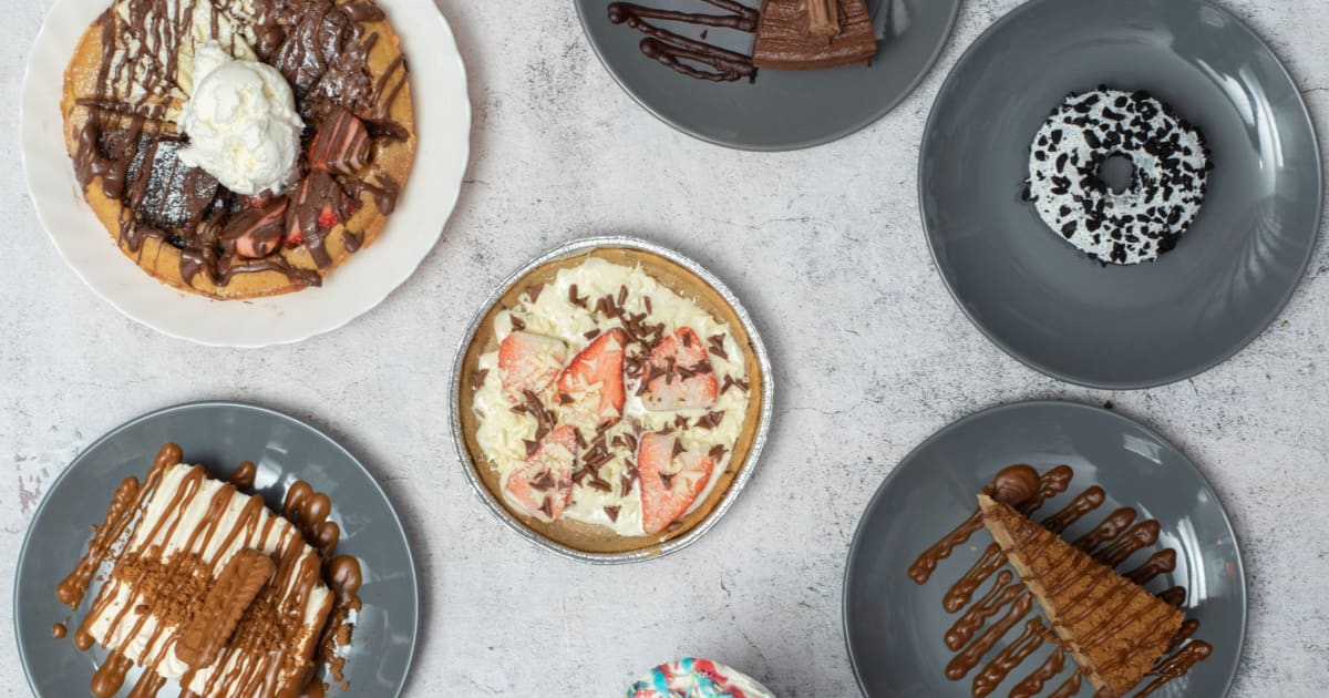 The Dessert Club Stoke restaurant menu in StokeOnTrent, Staffordshire