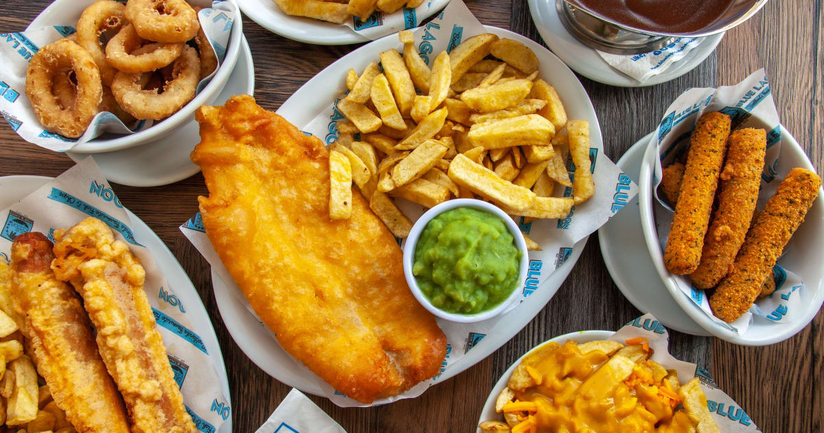 Blue Lagoon Fish & Chips (Dumbarton Rd) restaurant menu in
