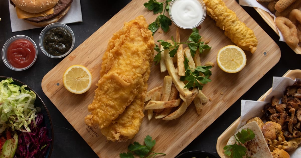 Mediterranean BBQ and Fish Chips restaurant menu in WestonsuperMare