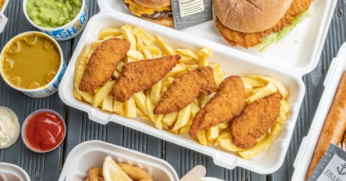 Fillets Fish and Chips restaurant menu in Worthing Order from Just Eat