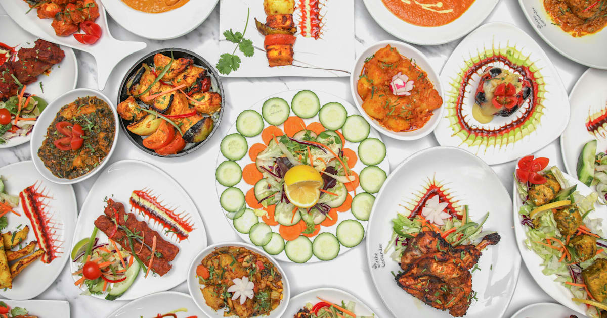 The Coriander restaurant menu in London Order from Just Eat