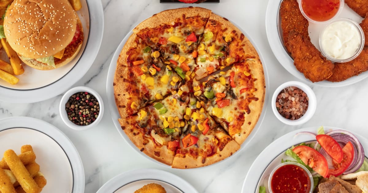 Just eat pizza house best sale