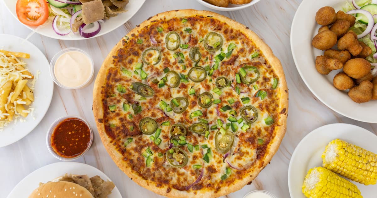 Pizza king just eat on sale