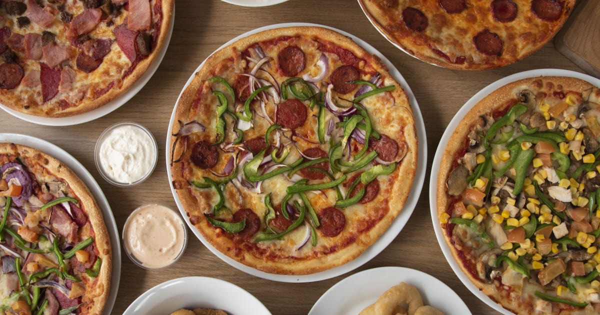 Just eat pizza house best sale