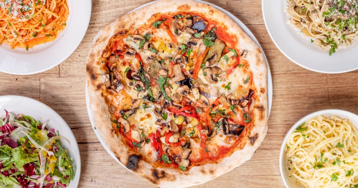 Bella pizza just eat clearance