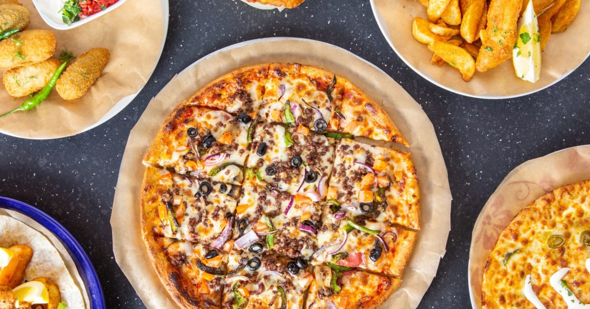 Pizza corner just eat sale