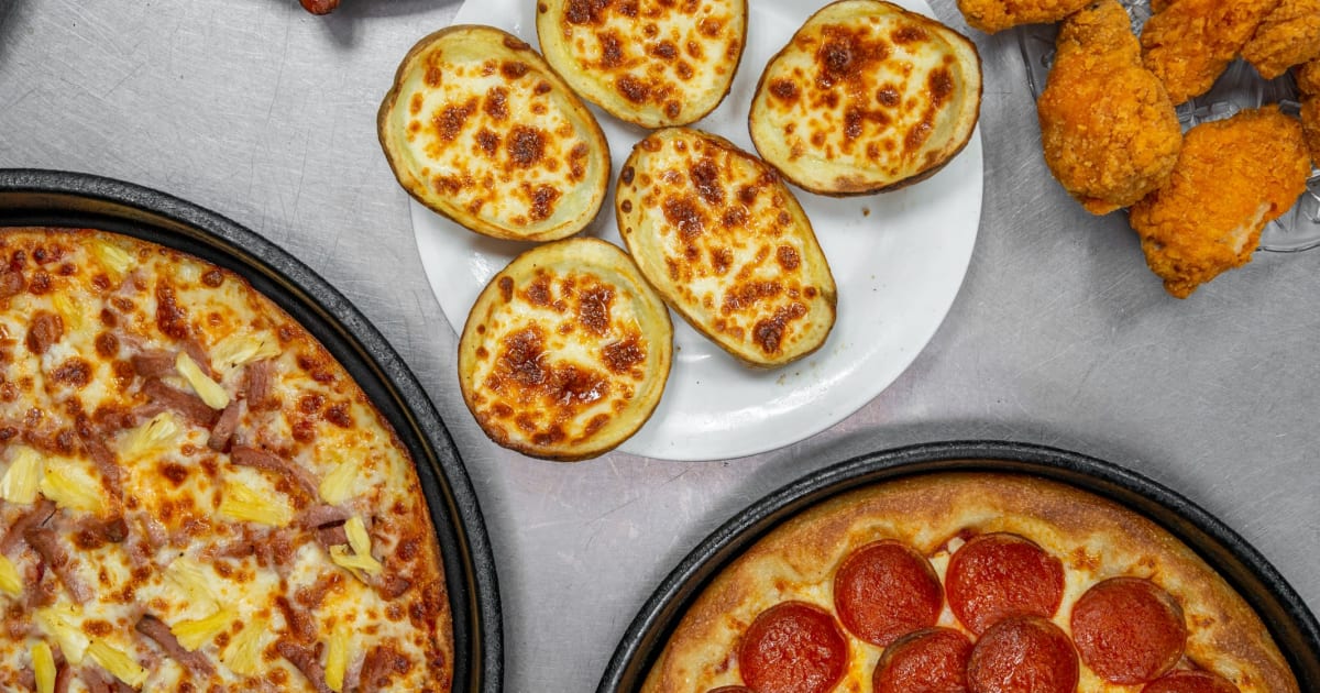 Pizza pan cheap just eat