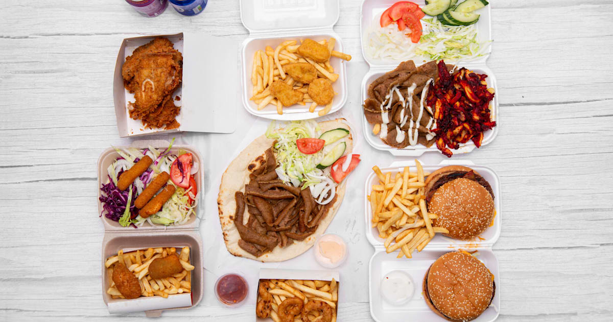 Just eat shop kebab king