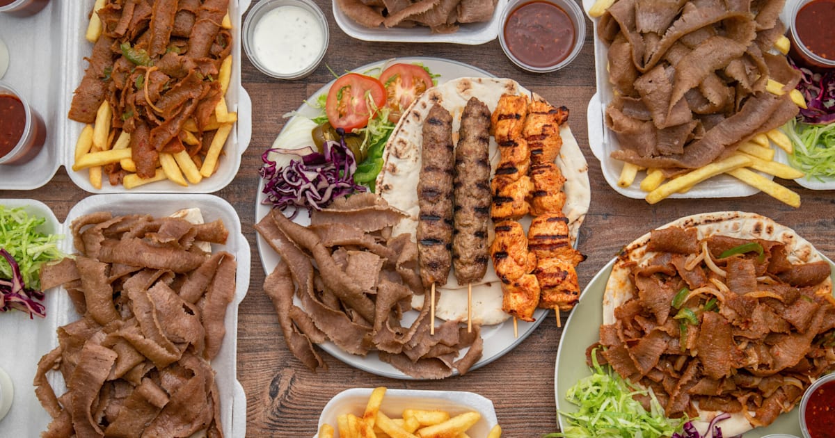 Just eat kebab king shop