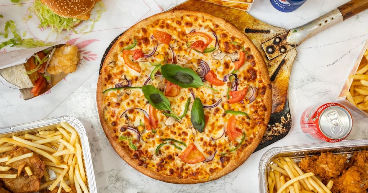 Just eat mayhem burger hot sale