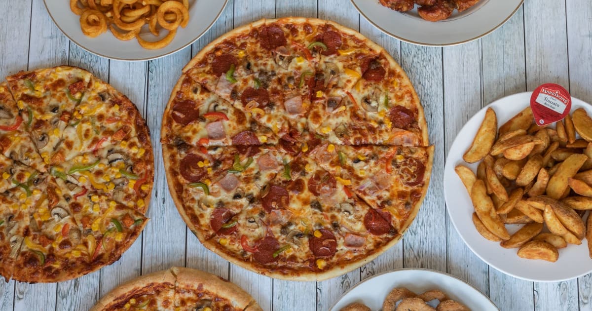 Four star top pizza just eat