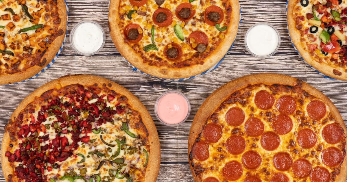 Just eat discount pizza land