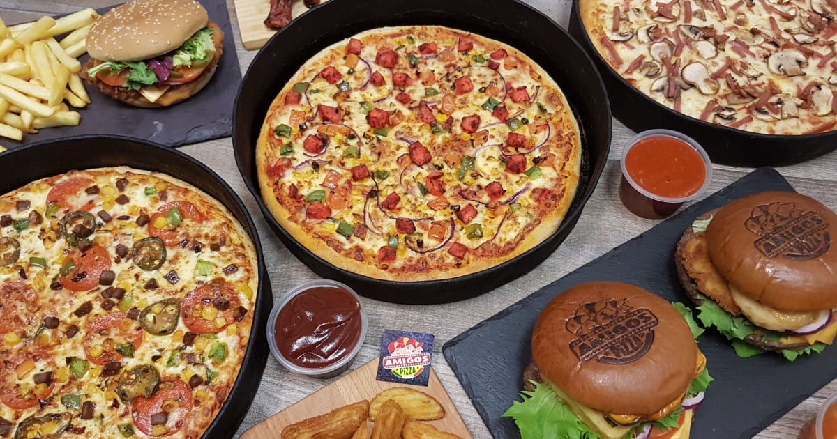 Just eat 2025 amigos pizza