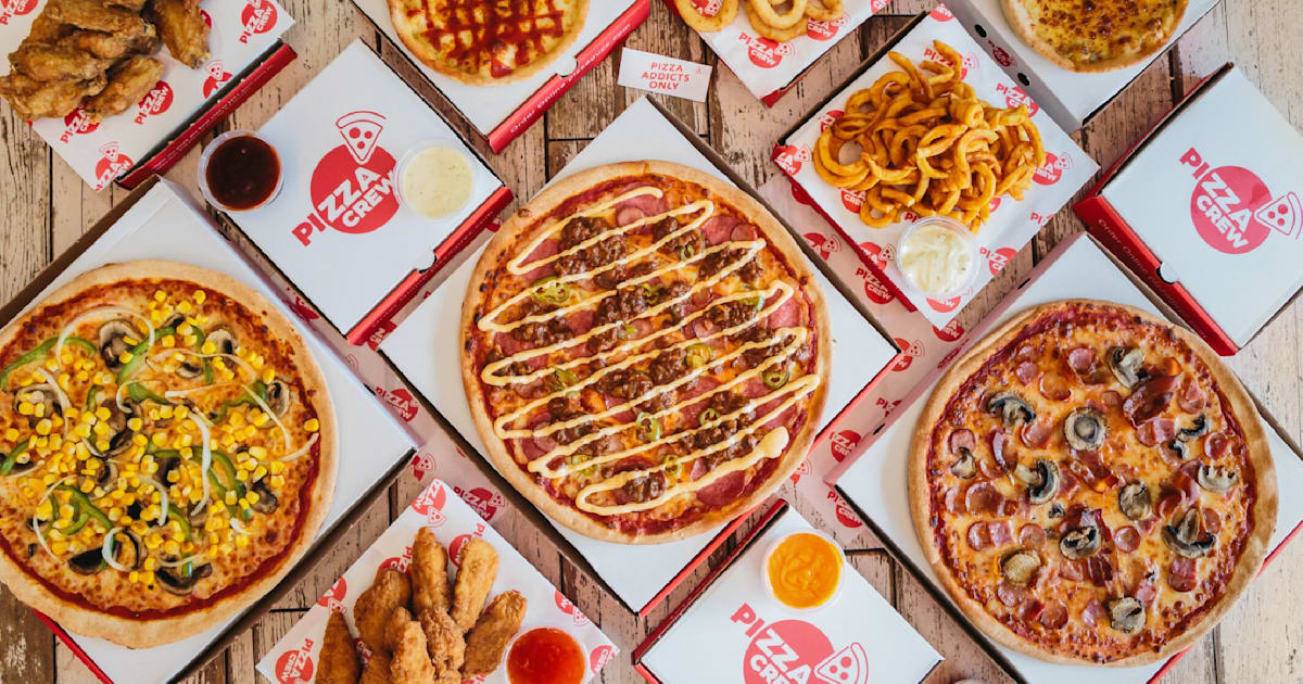 Pizza Crew (formerly Pizza Guyz) restaurant menu in Belfast Order