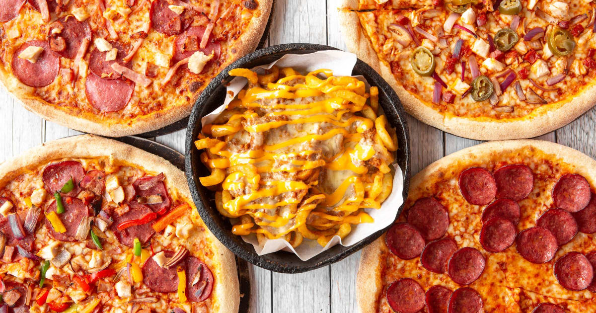 Pizza co just eat clearance