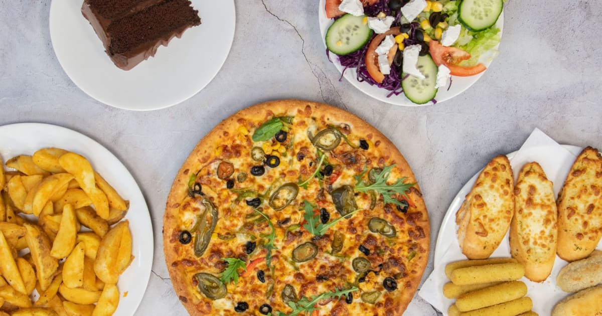 Just eat village pizza top