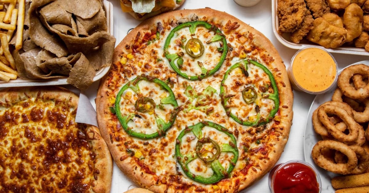Just eat discount pizza land