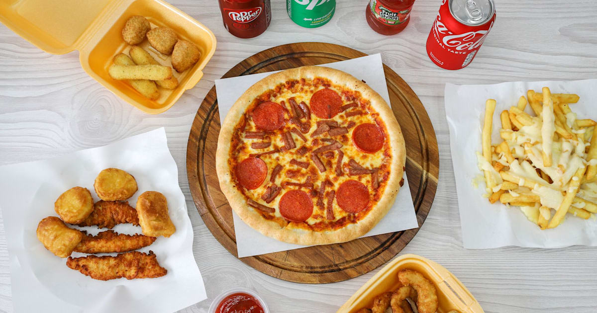 Ala pizza and roosters just eat online