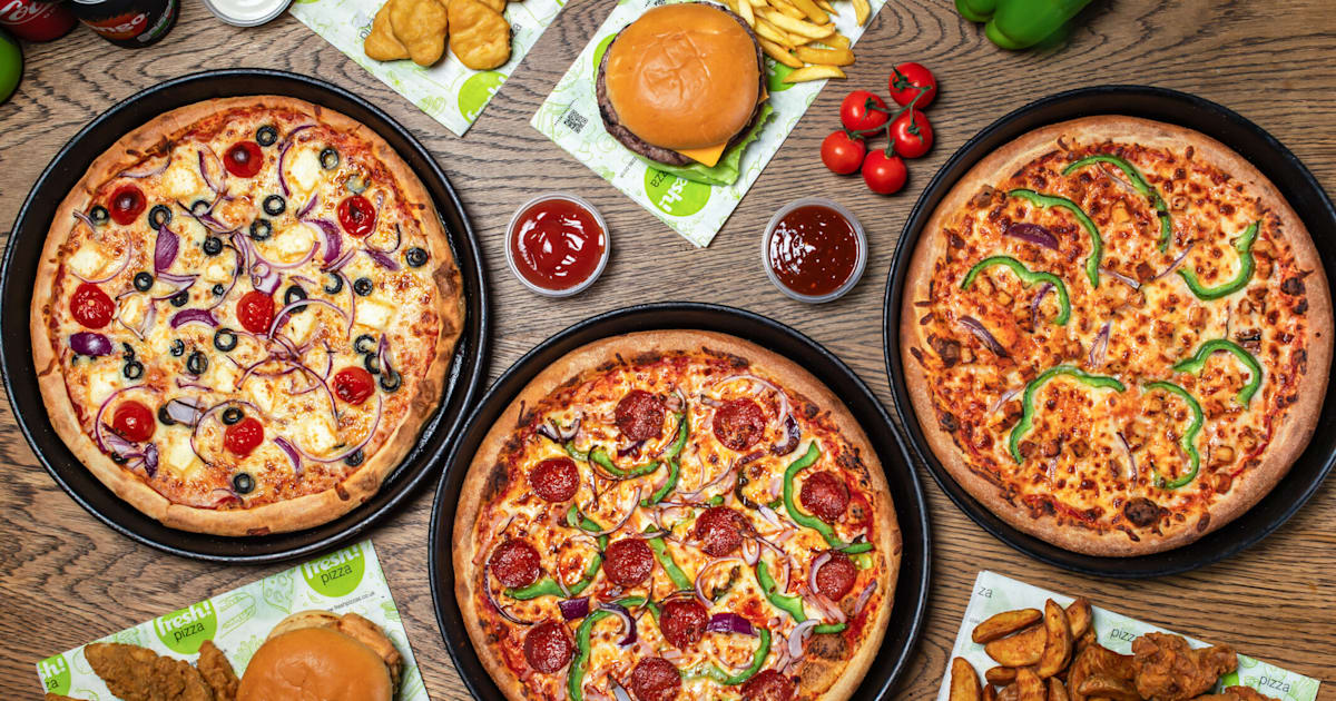 Fresh pizza hot sale just eat
