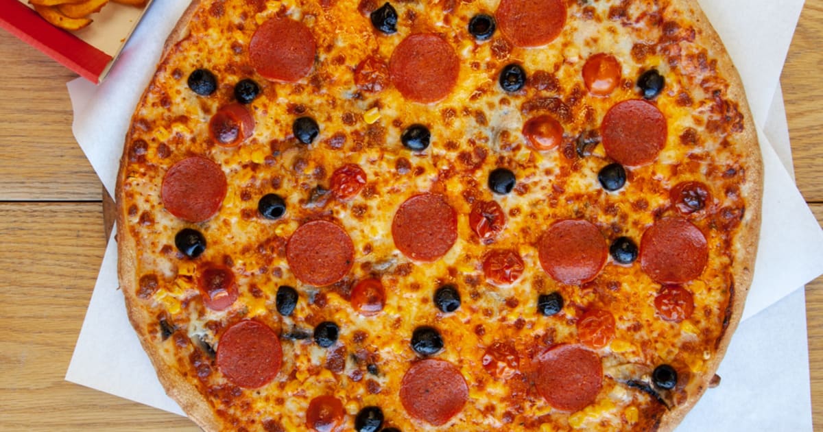 Bella pizza just eat sales