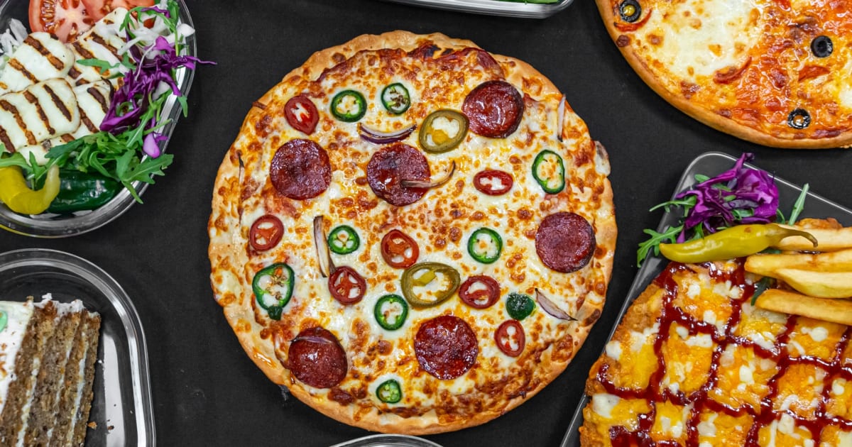 Pizza king just eat sales