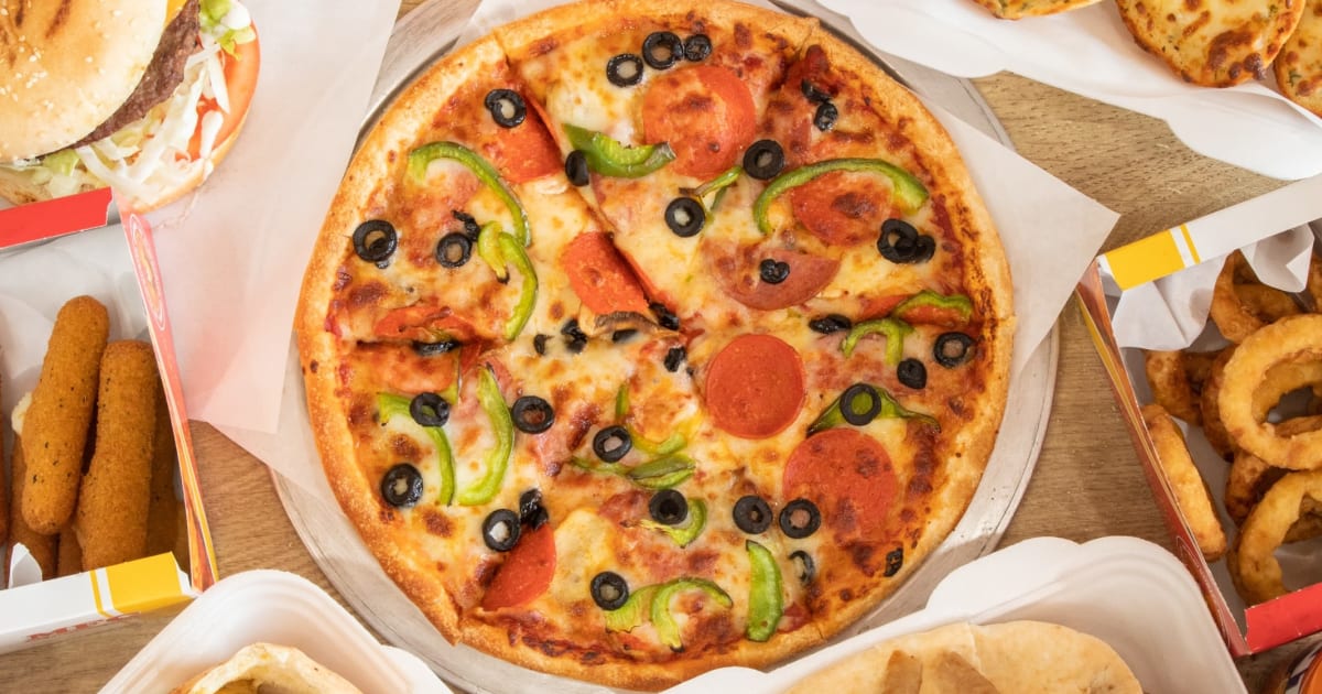 Just eat on sale pizza max