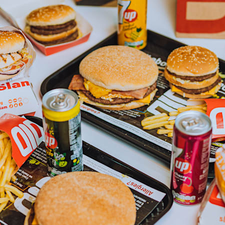 Slam burger just eat best sale