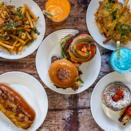Dope burger just eat outlet
