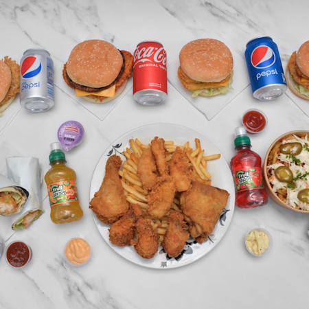 Just eat fried chicken hot sale