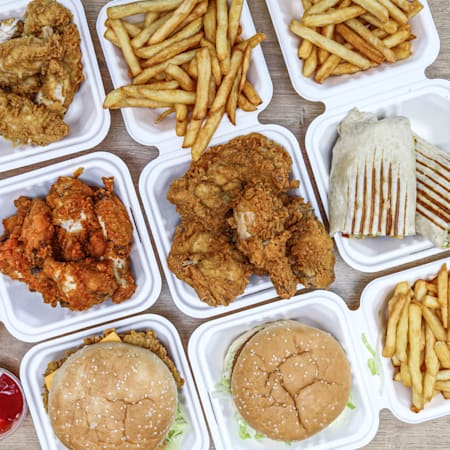 Just eat fried chicken hot sale
