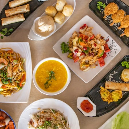 Bamboo garden just eat top